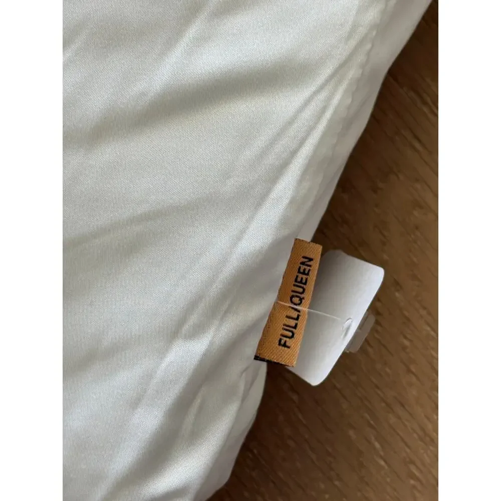 New Quince Luxury Bamboo Duvet Cover Full/ Queen White